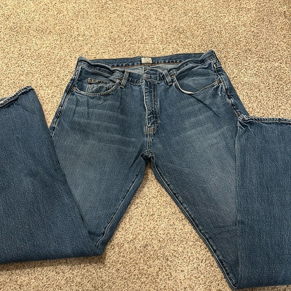 J Crew vintage bootcut denim jeans 34x34 - Picture 1 of 3